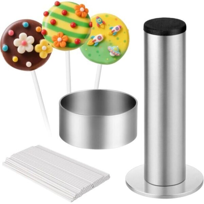 Stainless Steel Cake Pop Mold Set - Perfect Round Treats Kit