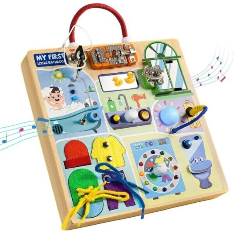 Montessori Bathroom Play Set - Interactive Learning Toy with 50% Discount