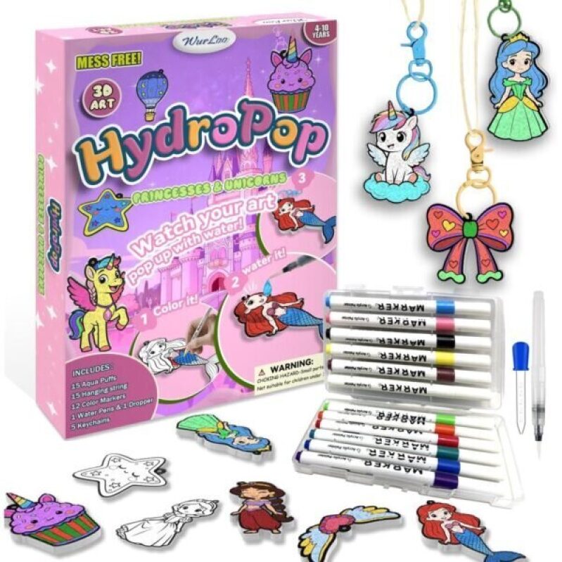 HydroPop Aqua Puffs - 3D Art Set for Kids - 38% Off