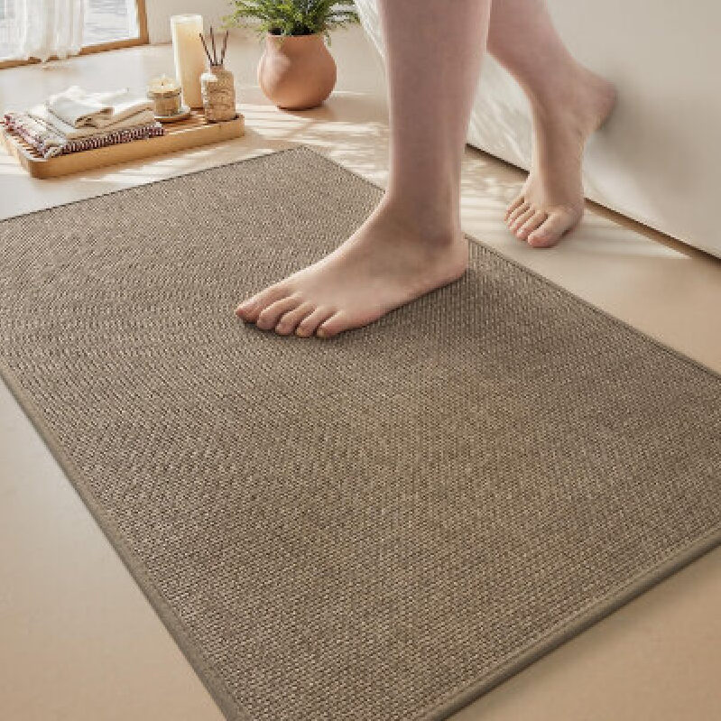 MontVoo Khaki Bathroom Anti-Slip Mat - 17