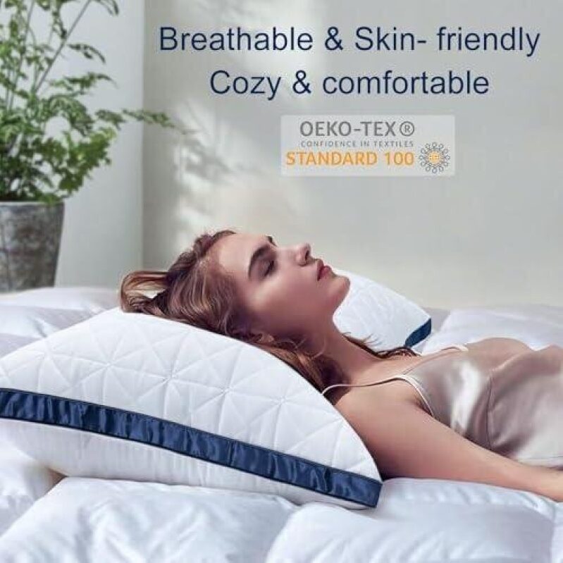 4 Pack Hotel Quality Cooling Pillows - 50% Off