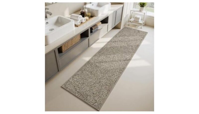 Stylish PADOOR Thin Bath Mats for Bathroom
