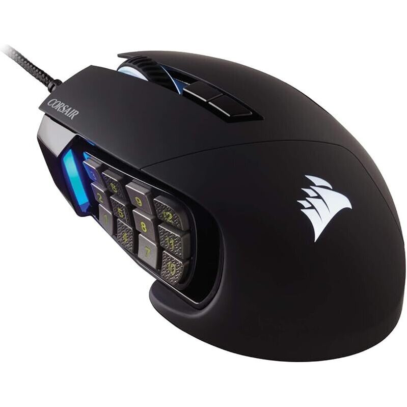 Corsair Scimitar RGB Elite Wired Gaming Mouse for MMO/MOBA
