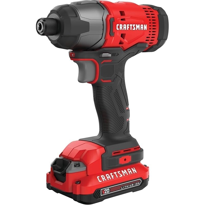 High-Performance Craftsman V20 Cordless Impact Driver with Battery