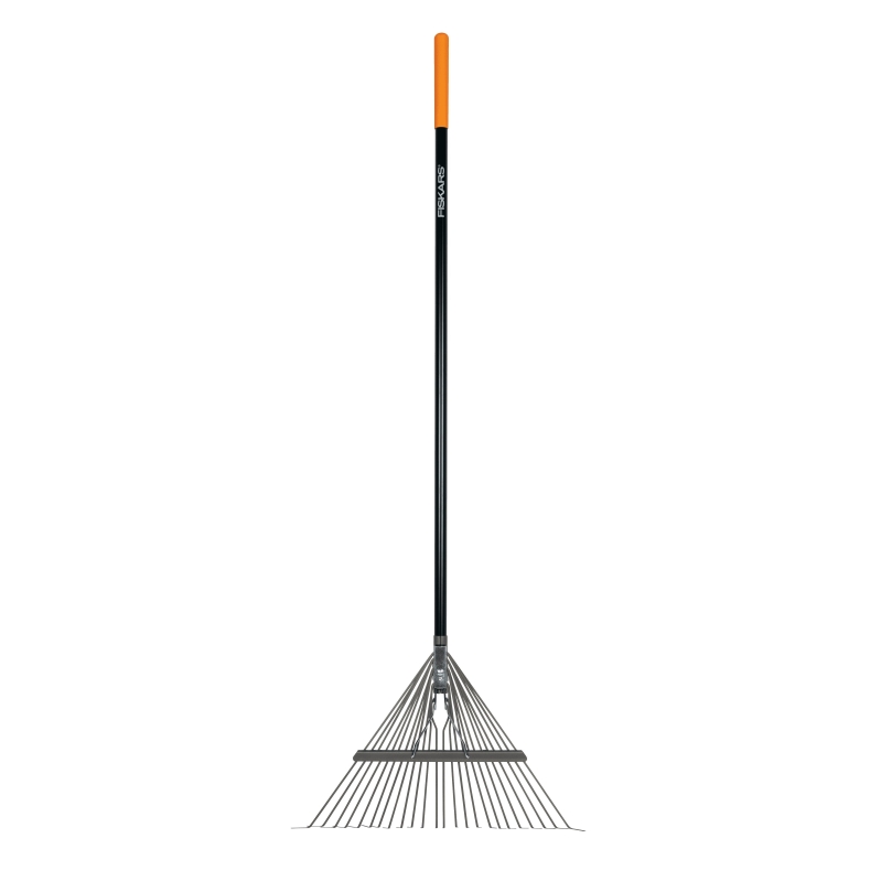 Fiskars Metal Tine Leaf Rake with Fiberglass Handle - 62-in