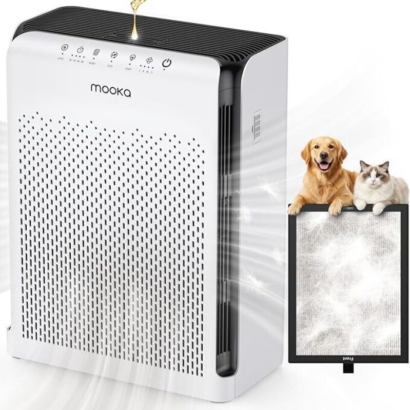 MOOKA Air Purifiers for Home Large Room - 45% OFF