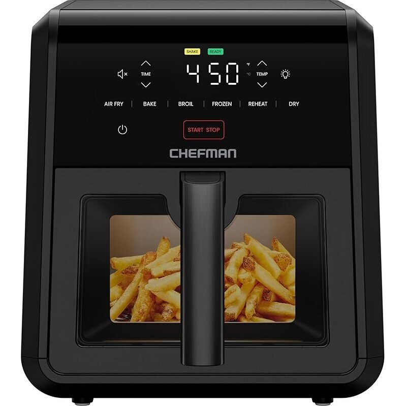 Chefman 6-in-1 7-Qt TurboFry Air Fryer - Efficient Cooking at Home