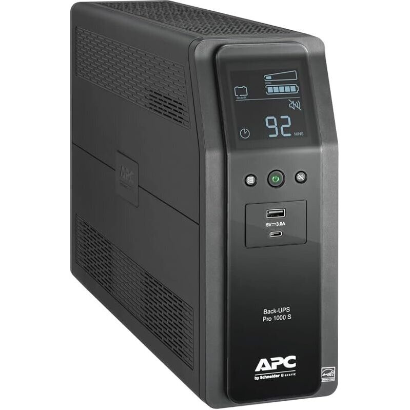 APC Back-UPS Pro 1000VA UPS Battery Backup for Home Office