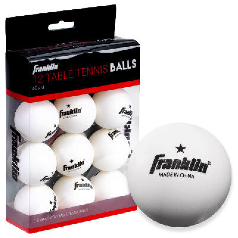 Franklin Sports Table Tennis Balls - 12 Pack