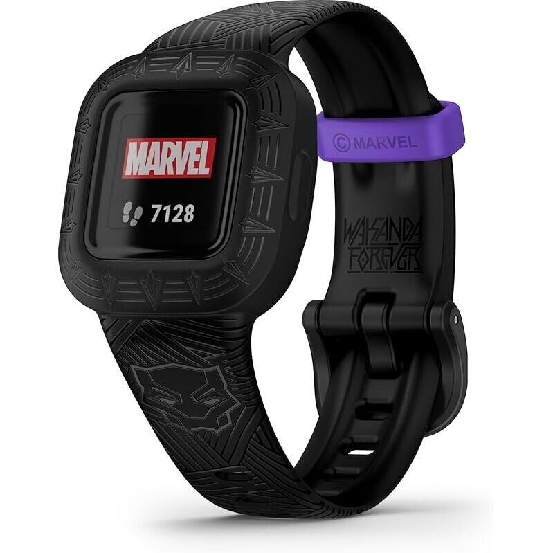 Garmin vivofit jr. 3 Marvel Black Panther Edition - Hero Fitness Tracker for Kids