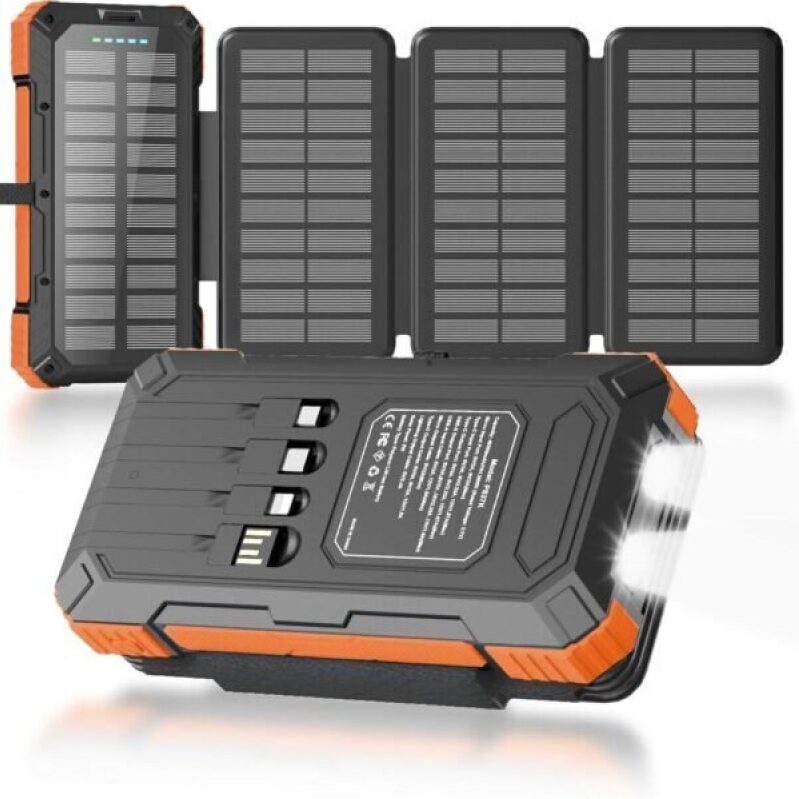 Kepswin Solar Charger Power Bank 49800mAh - 65% Discount