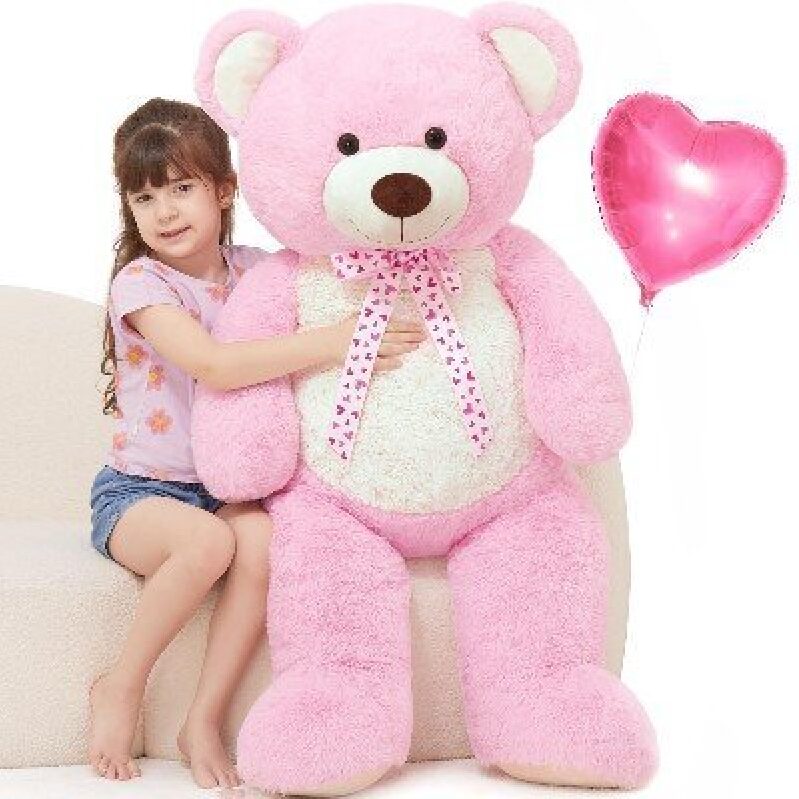 Huge Pink Teddy Bear Soft Toy - Perfect for Gifting