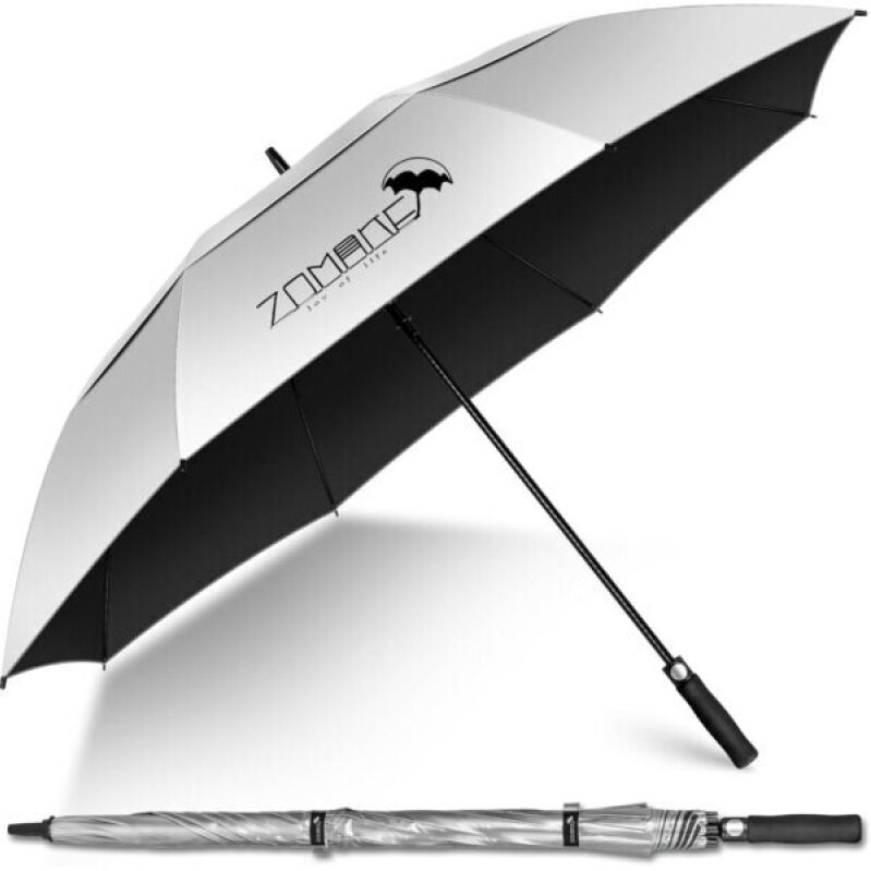Large Golf Umbrella UV Protection - 62 Inch UV Blocking SPF Umbrellas