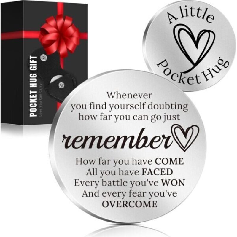 Inspirational Keychain Gifts for Father's Day - Pocket Hug Token
