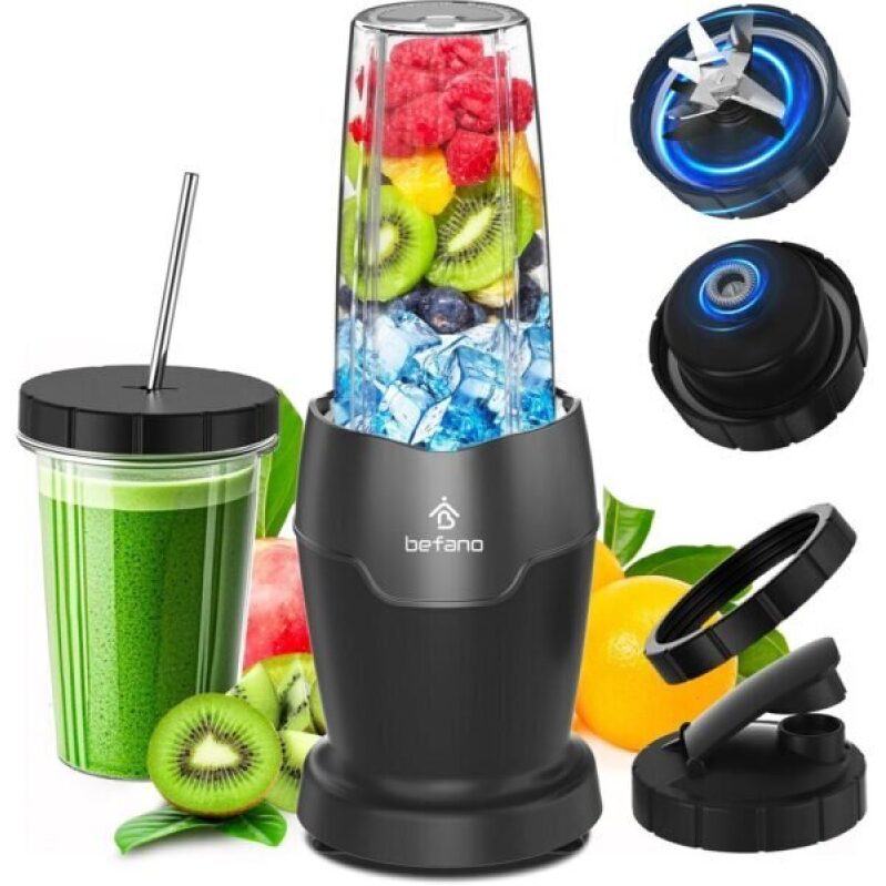 High-Power Befano Blender for Smoothies - 1200W, 11 Pcs Set