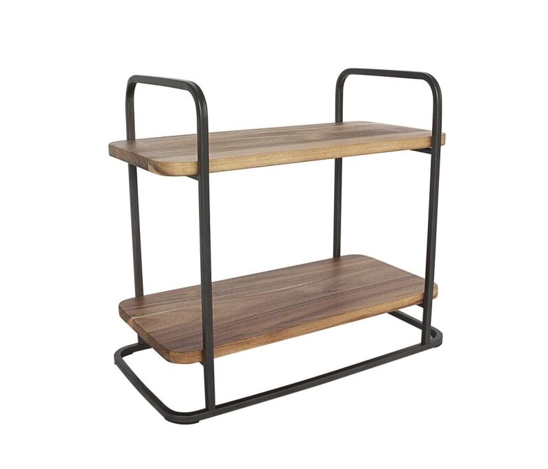 Better Homes & Gardens Two-Tier Wood Serving Tray - Stylish & Functional