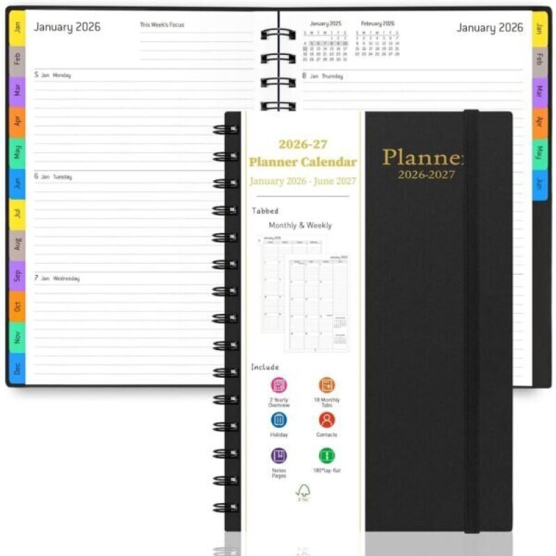 2026-27 Weekly & Monthly Planner Calendar - Discounted