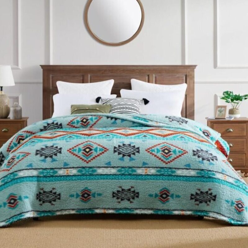 CASAAGUSTO Boho 夏尔巴披肩毯 -50% off