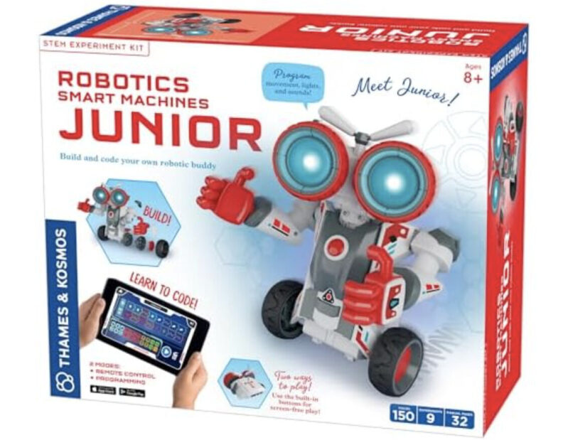 Junior Robotics Smart Machines Kit - Build and Code Your Own Robotic Buddy
