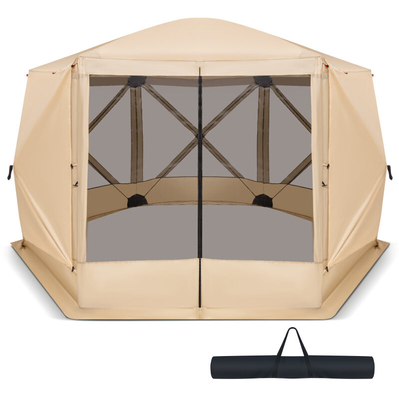 Costway Pop-Up Screen House Tent: Instant Shade & Comfort for Outdoor Events