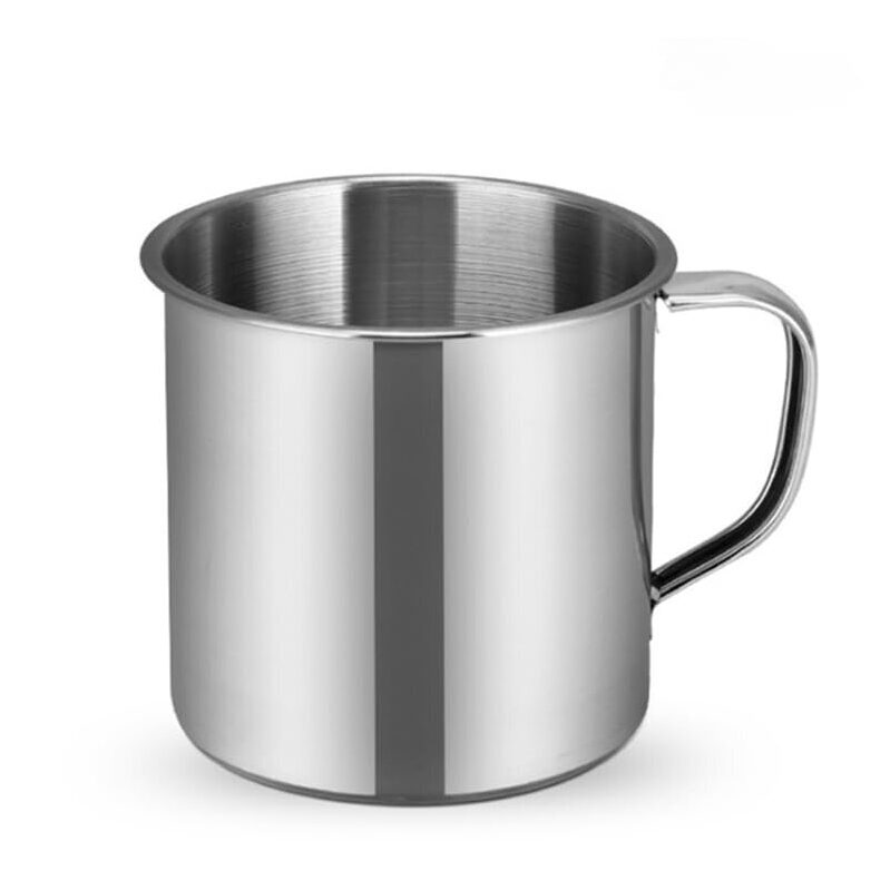 Stainless Steel Coffee Cup with Handle - Perfect for Camping & Travel