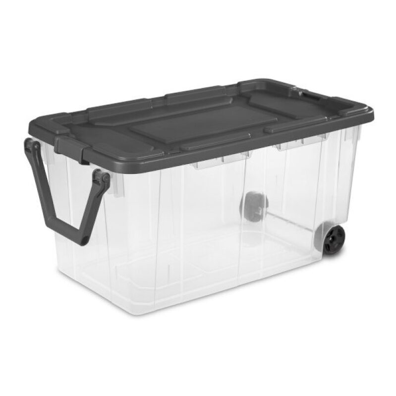 Sterilite 160 Quart Extra-Large Wheeled Storage Bin for $18