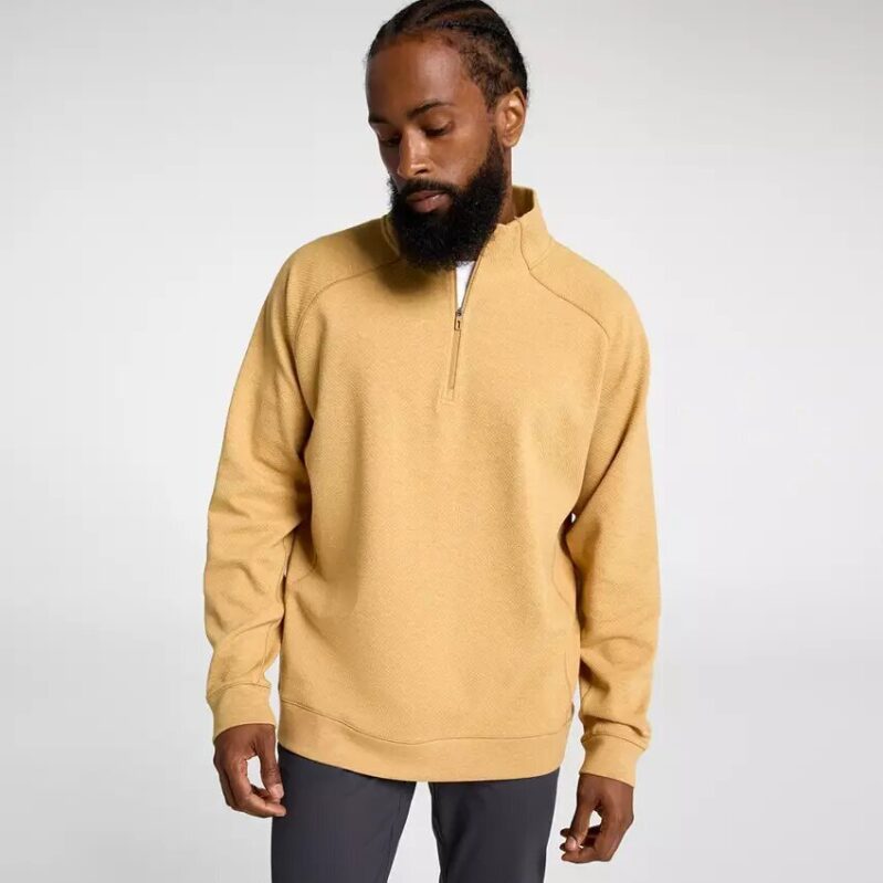 VRST Men's Recharge Pebble Fleece 1/4 Zip - Ultimate Comfort & Style