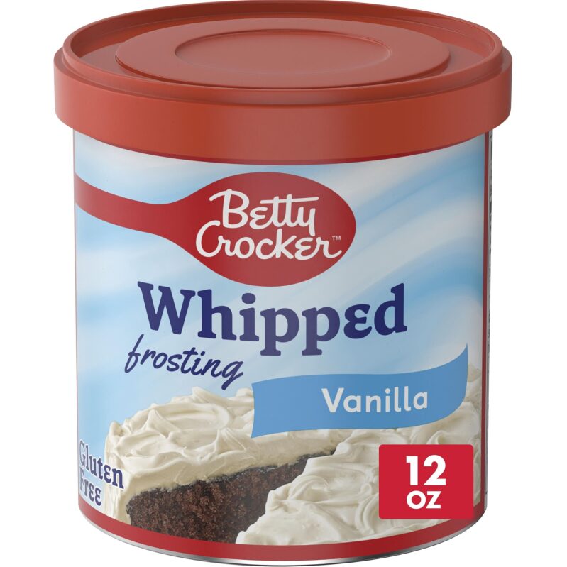 Betty Crocker Whipped Vanilla Frosting, 12oz - Perfect for Cakes & Cookies