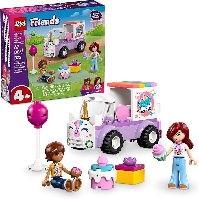 LEGO Friends Unicorn Cake Delivery Car - Creative Play for Kids
