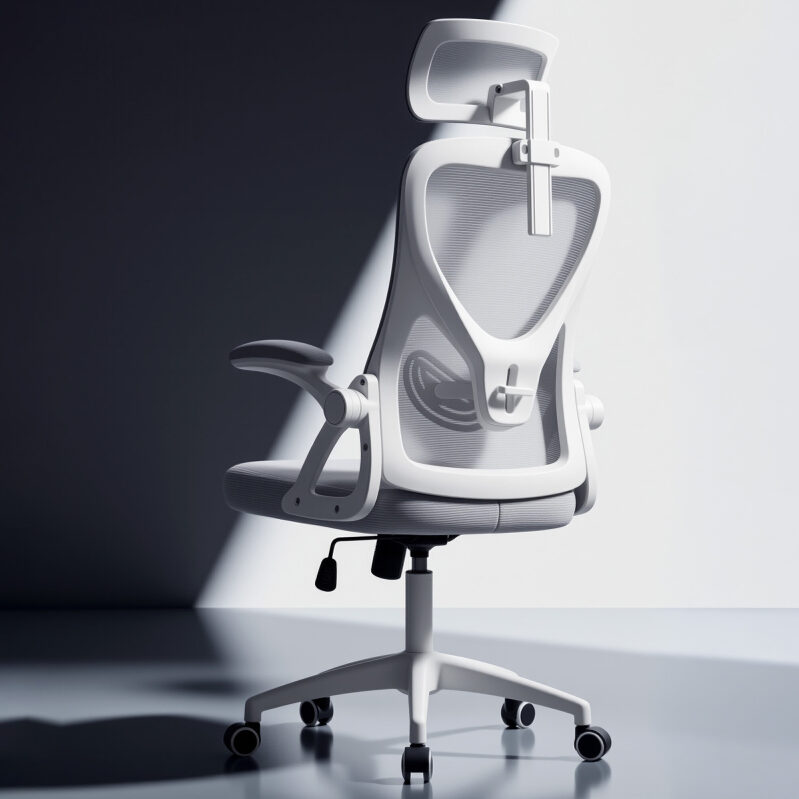 Ultifit Adult Fabric Adjustable Headrests and Ergonomic Office Chairs