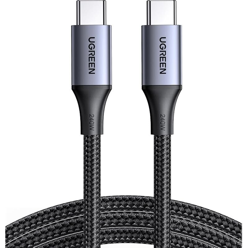 Ugreen 240W USB C to USB C Cable 6.6ft - Fast Charging & Durable
