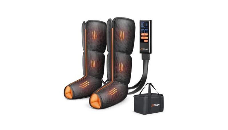JZBRAIN Leg Massager with Heat and Compression