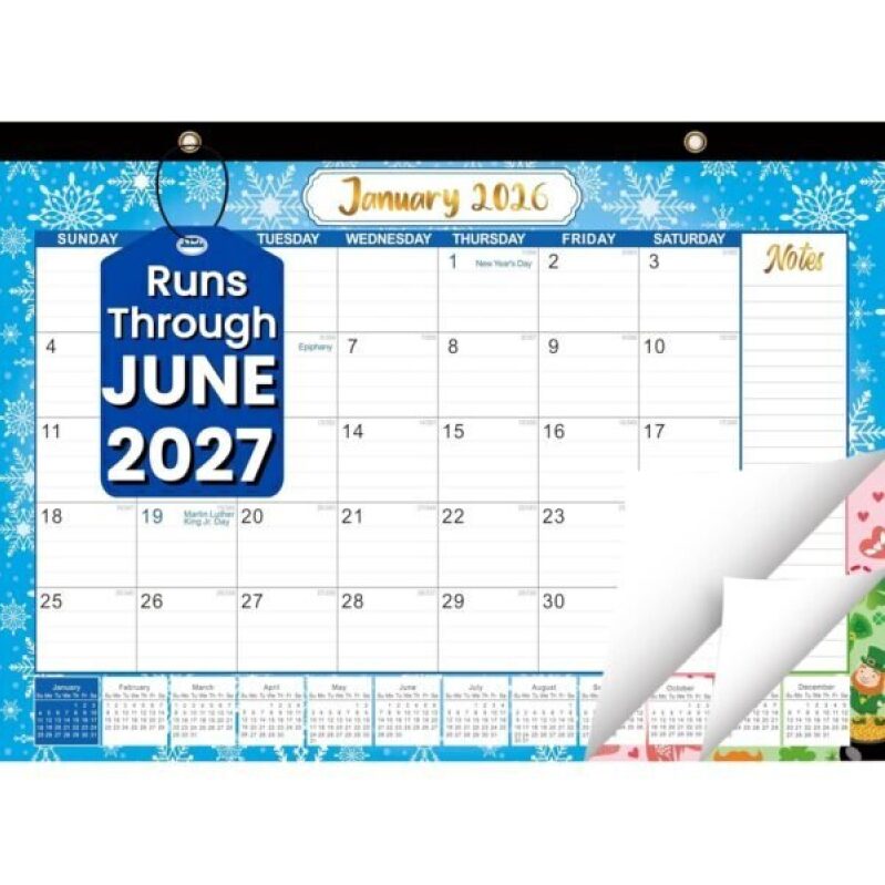 2026-2027 Desk Calendar: 18-Month Wall/Desk Calendar - Discounted