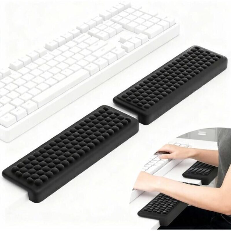 L-Shaped Desk Mat & Elbow Rest - Ergonomic Comfort