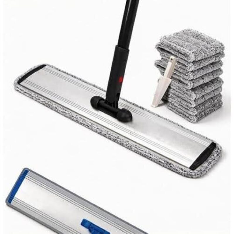24 Inch Mop - Adjustable Handle, No Hand Washing, 50% Off