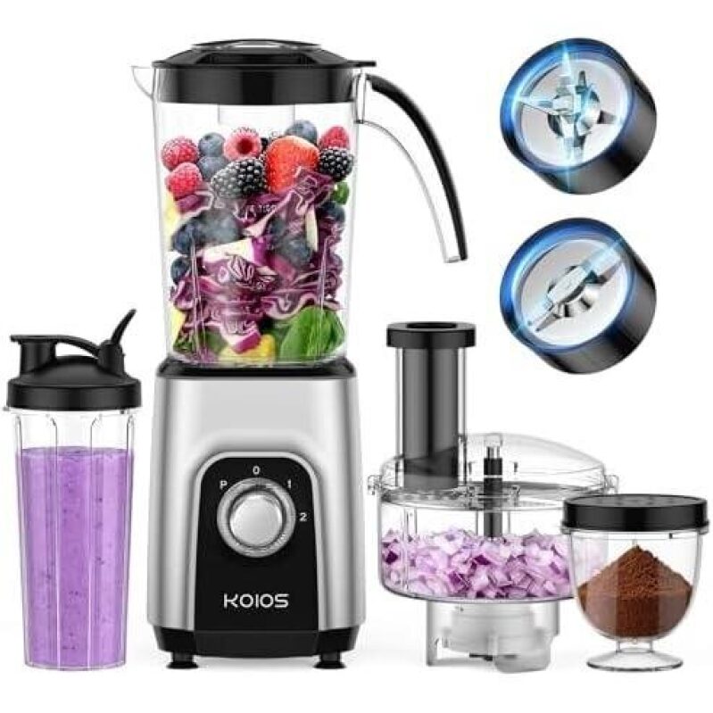 KOIOS 1000W 4-in-1 BPA-Free Blender - 60% OFF