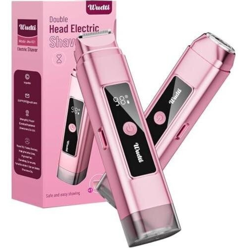 Wudti Electric Bikini Trimmer - Double Head, 50% Off