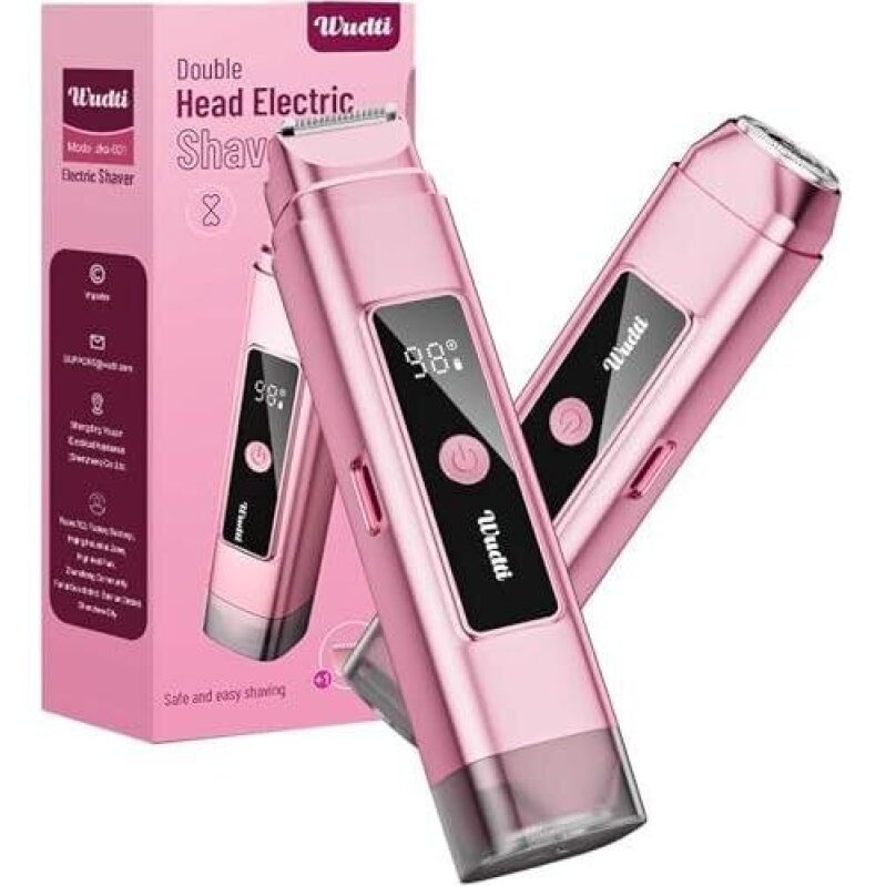Wudti Electric Bikini Trimmer - Double Head, 50% Off