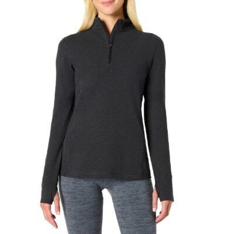 Amazon Essentials Women's Quarter-Zip Fitness Top
