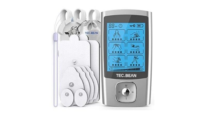 TEC.BEAN 24 Modes Muscle Stimulator with 8 Electrode Pads
