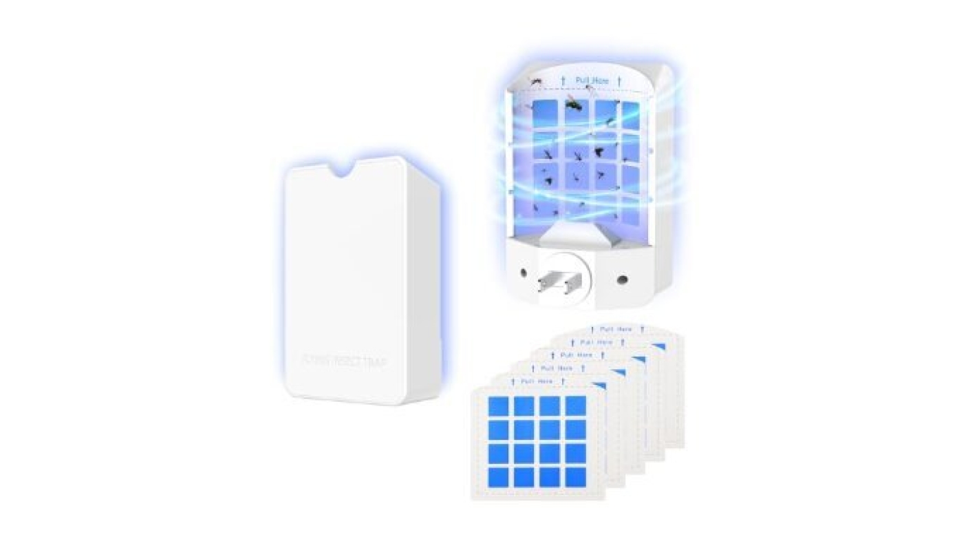 Indoor Fly Trap Plug-in with Blue UV Light