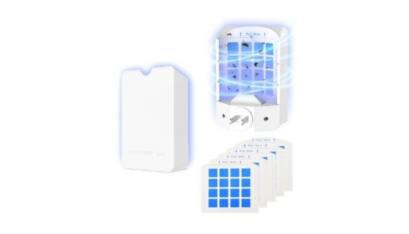 Indoor Fly Trap Plug-in with Blue UV Light