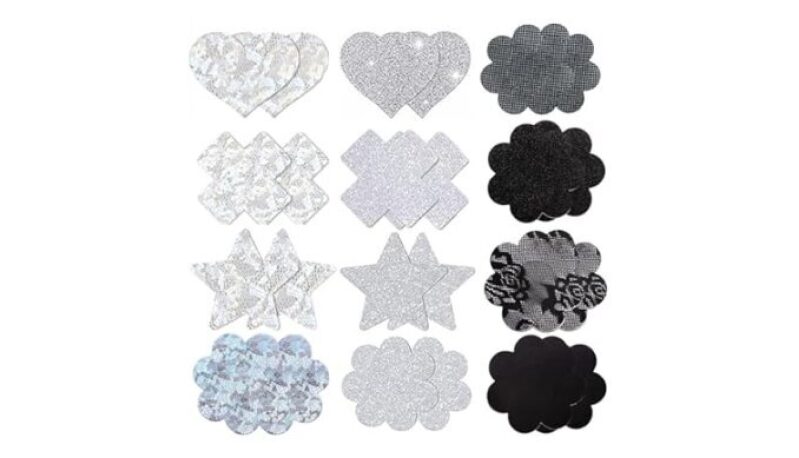 Glimmers Pasties Nipple Covers for Women - Glamour and Privacy in One