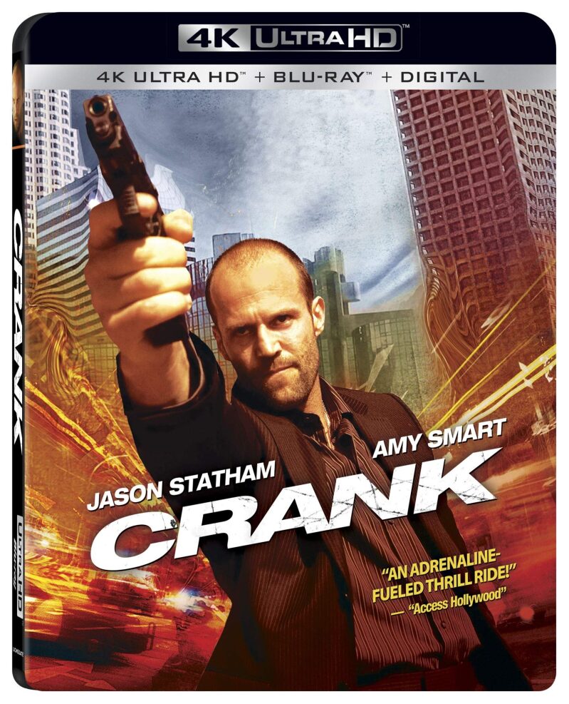 Crank 4K UHD + Blu Ray + Digital: Action-Packed Thriller