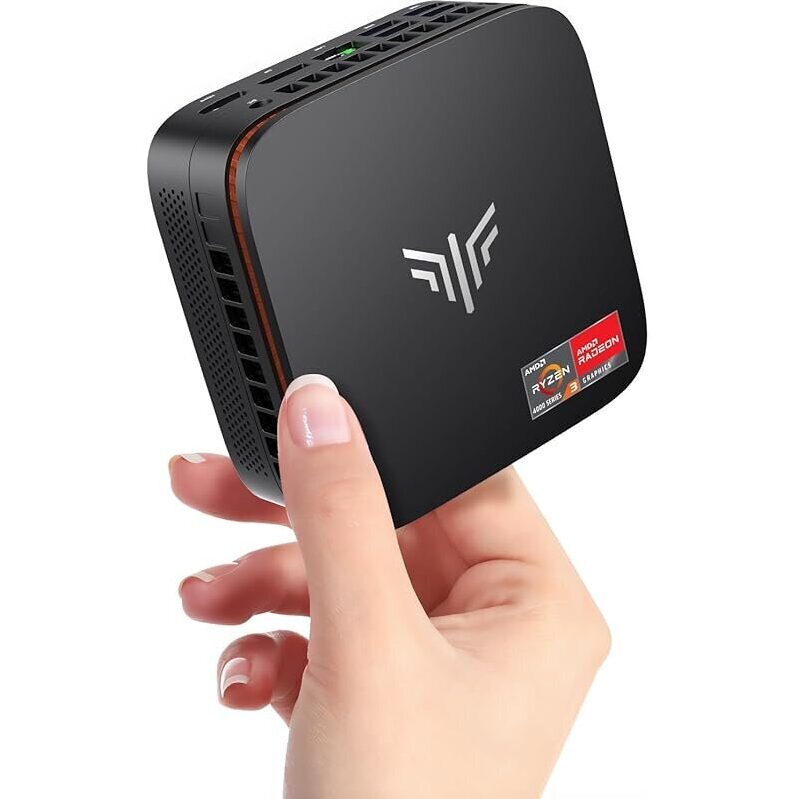 Kamrui P1 Mini PC Desktop with Ryzen 3, 512GB SSD - Compact Power