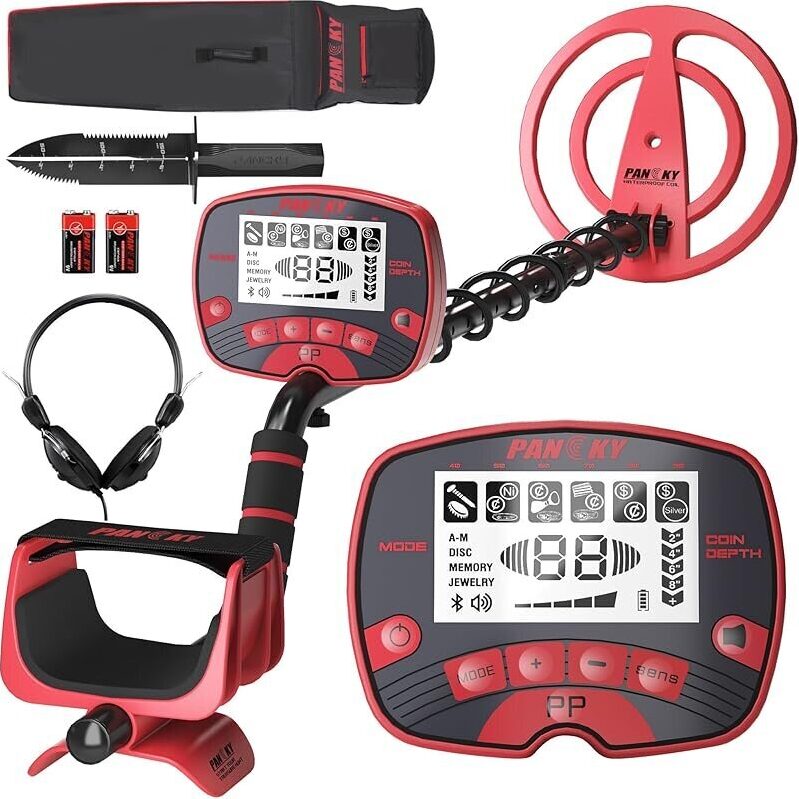 Top Metal Detector: PANCKY 10-inch Waterproof Coil Kit with Shovel