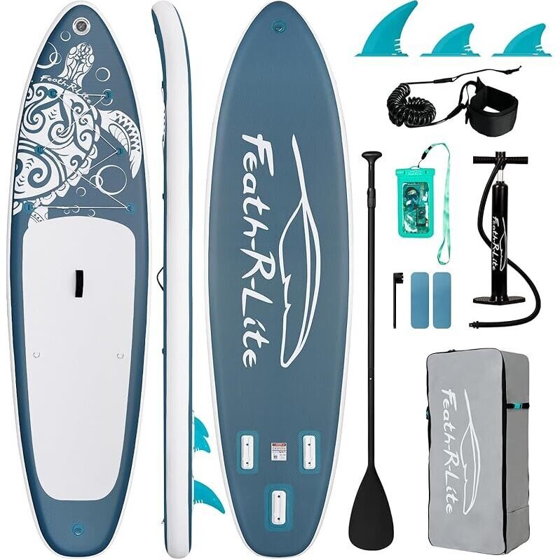 Feath-R-Lite 10ft 6in Inflatable Paddle Board with Premium Accessory Kit