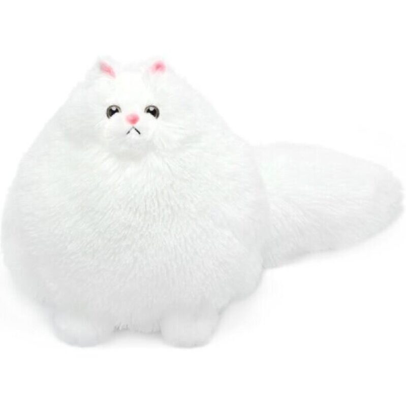 Winsterch White Fluffy Cat Plushie - 45% Off!