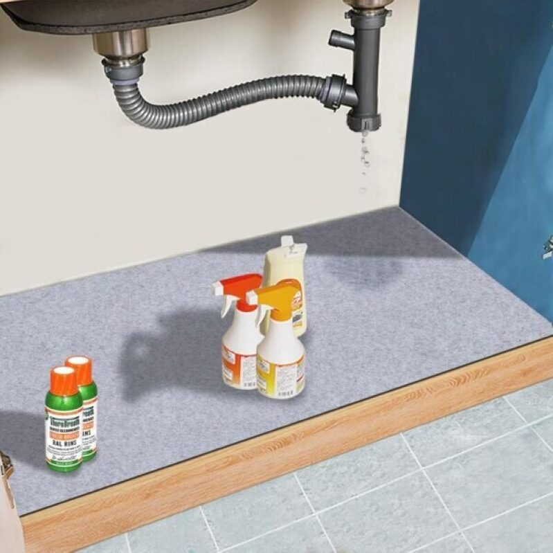 Premium Under The Sink Mat – Absorbent/Waterproof – Protects Cabinets – 50% Off