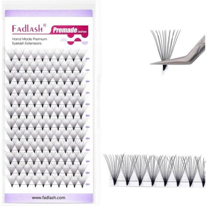 FADLASH Premade Lash Fans C Curl Eyelash Extensions 14D 0.07 Volume -50% Off